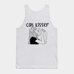 Cat Kisser - Cat Lover Tank Top